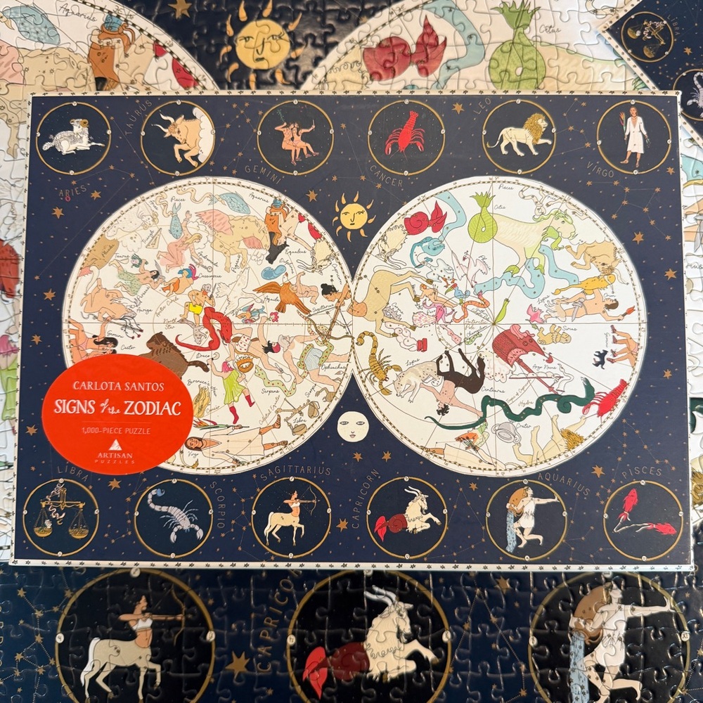 Signs Of The Zodiac‎ 1000 Piece Jigsaw Puzzle Artisan Puzzles Constellations